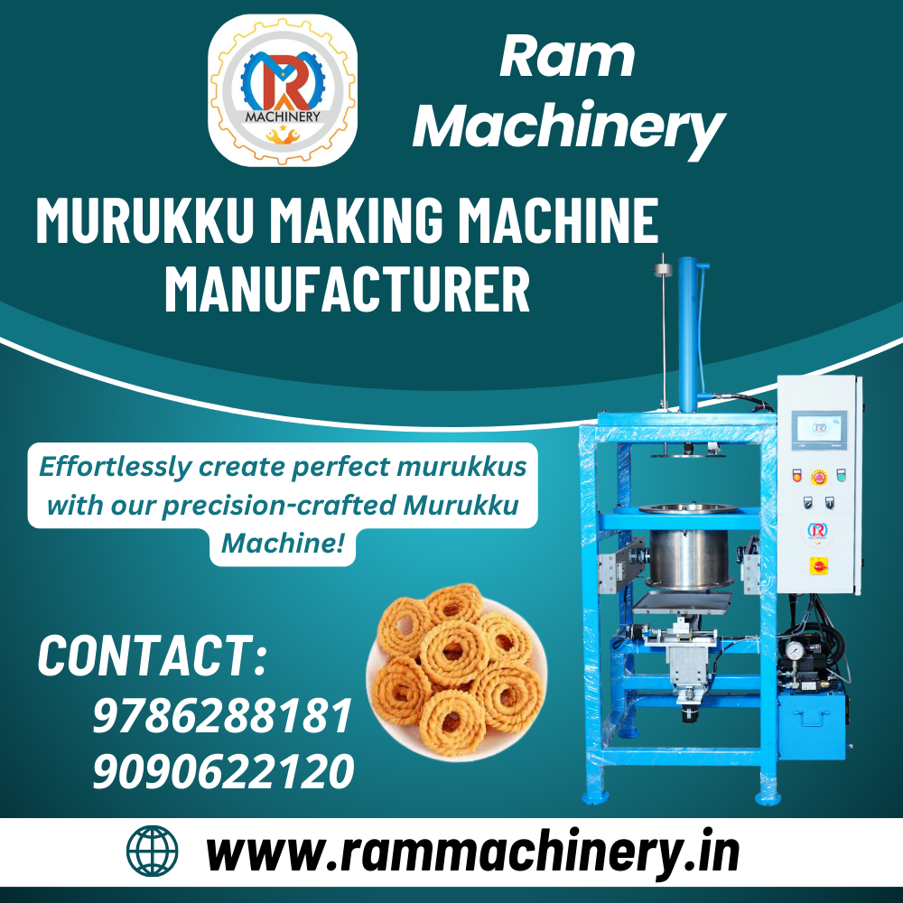 Murukku Making Machine Manufacturers – Ram Machinery