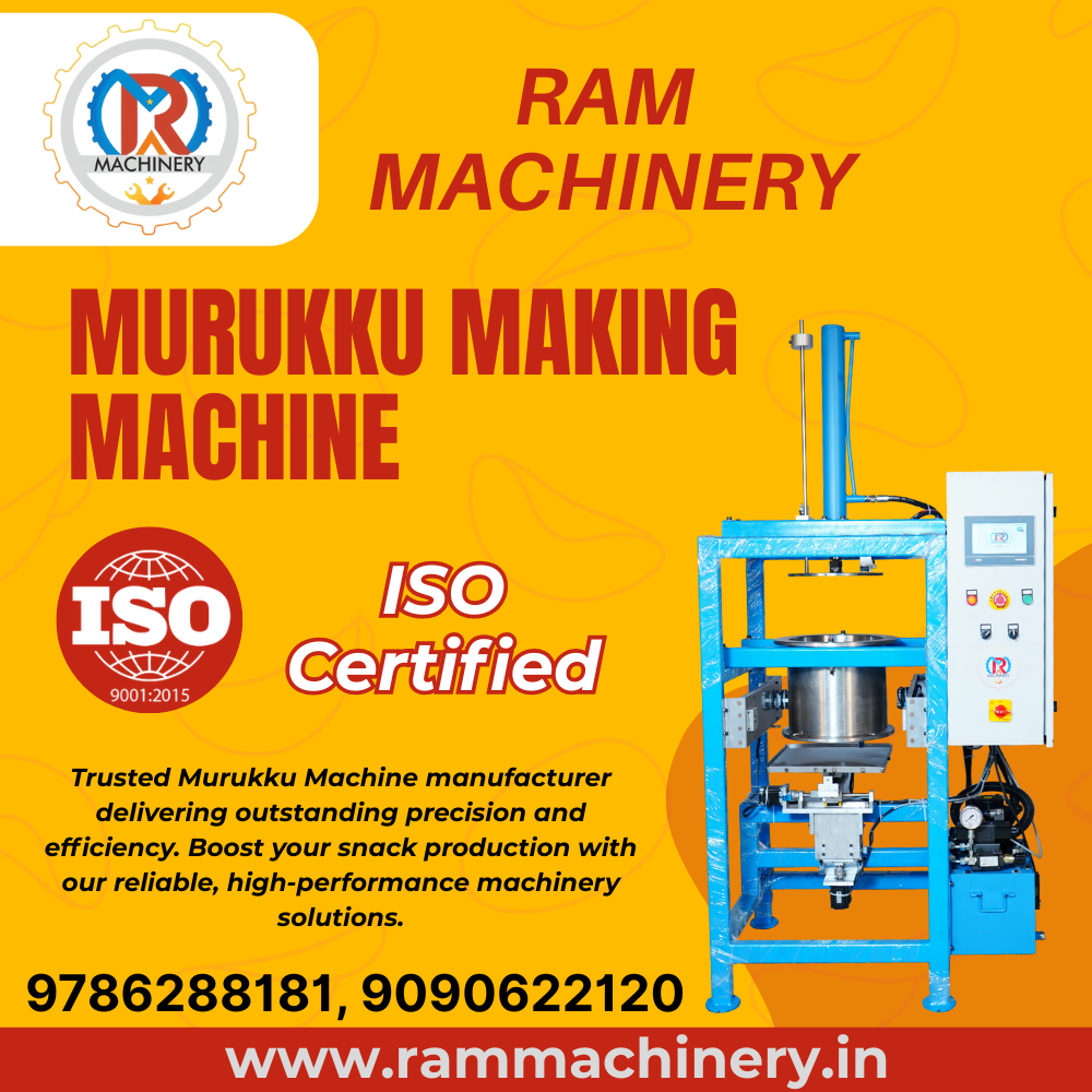Murukku Making Machine Manufacturers Madurai by Ram Machinery