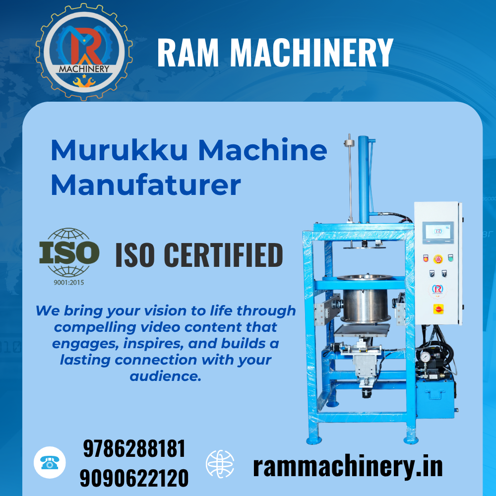 Automatic Murukku Machine Manufacturer in Madurai – Ram Machinery