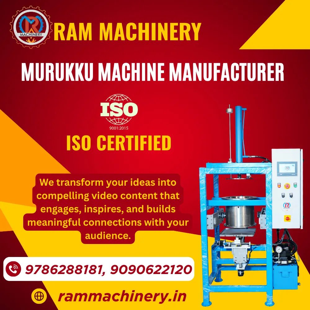 Murukku Machine Manufacturers Tamilnadu by Ram Machinery