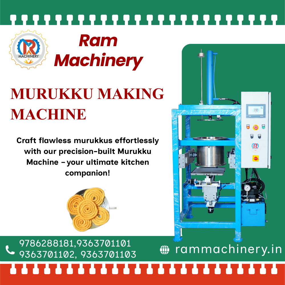 Commercial Murukku Making Machine Manufacturer in Madurai