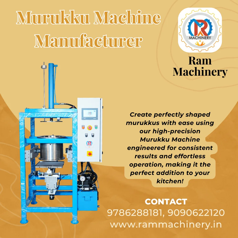 Industrial Murukku Machines Manufacturer – Ram Machinery