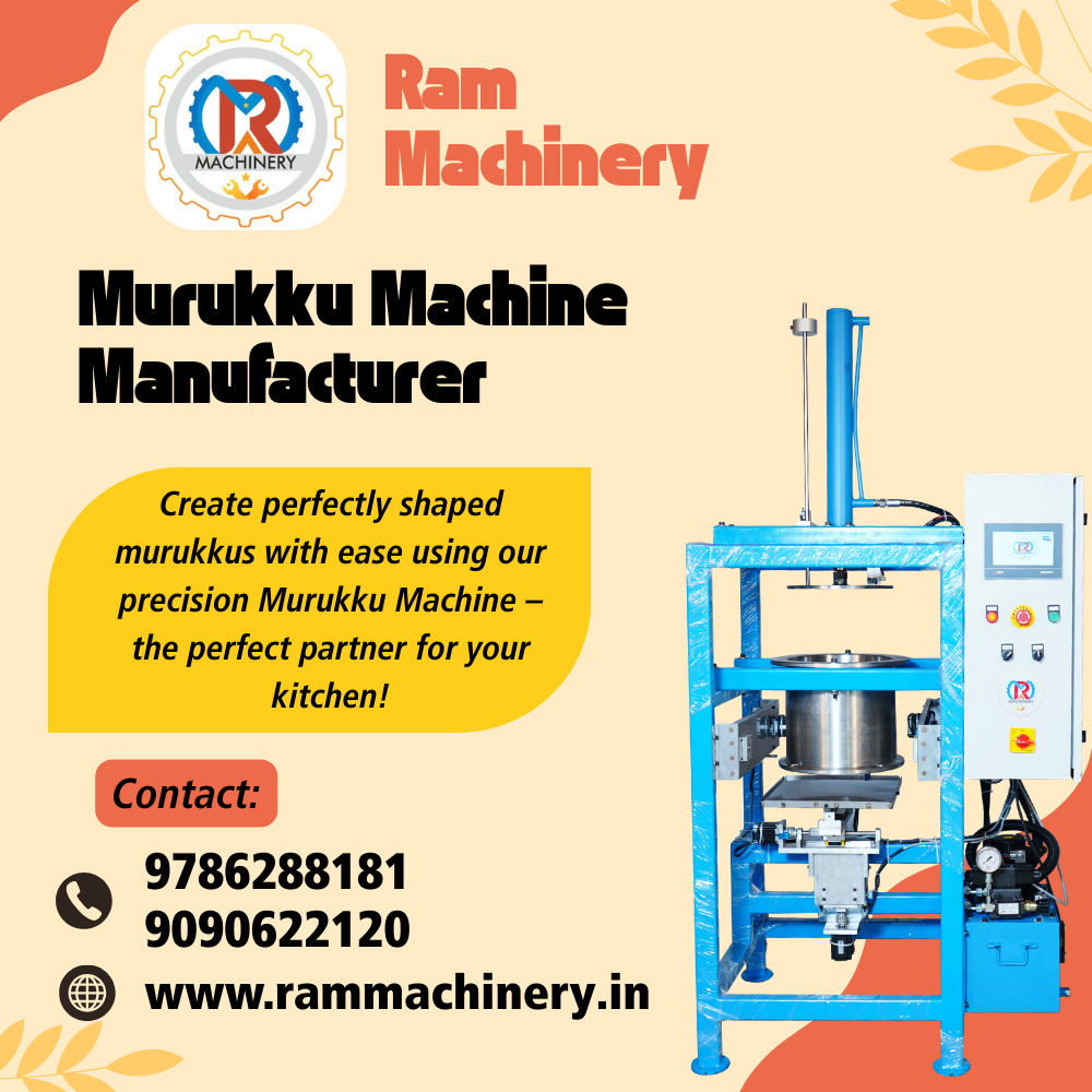 Murukku Machines Manufacturer in Madurai – Ram Machinery