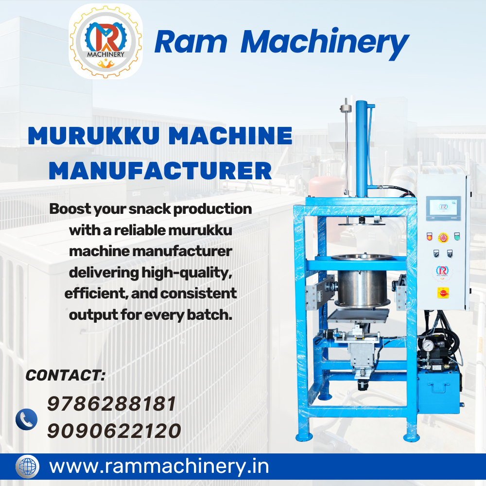 Murukku Making Machines Manufacturer in Tamilnadu – Ram Machinery
