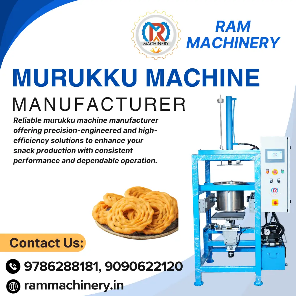 Industrial Murukku Machine Manufacturer – Ram Machinery