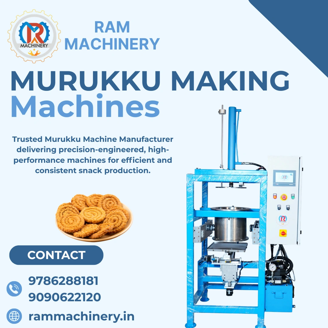 Murukku Machines Manufacturers in Tamilnadu – Ram Machinery