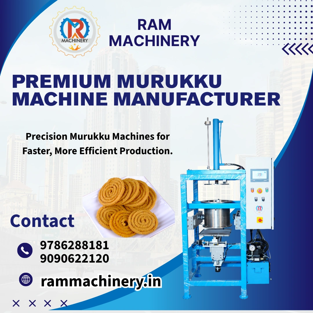Premium Murukku Making Machine Manufacturer – Ram Machinery